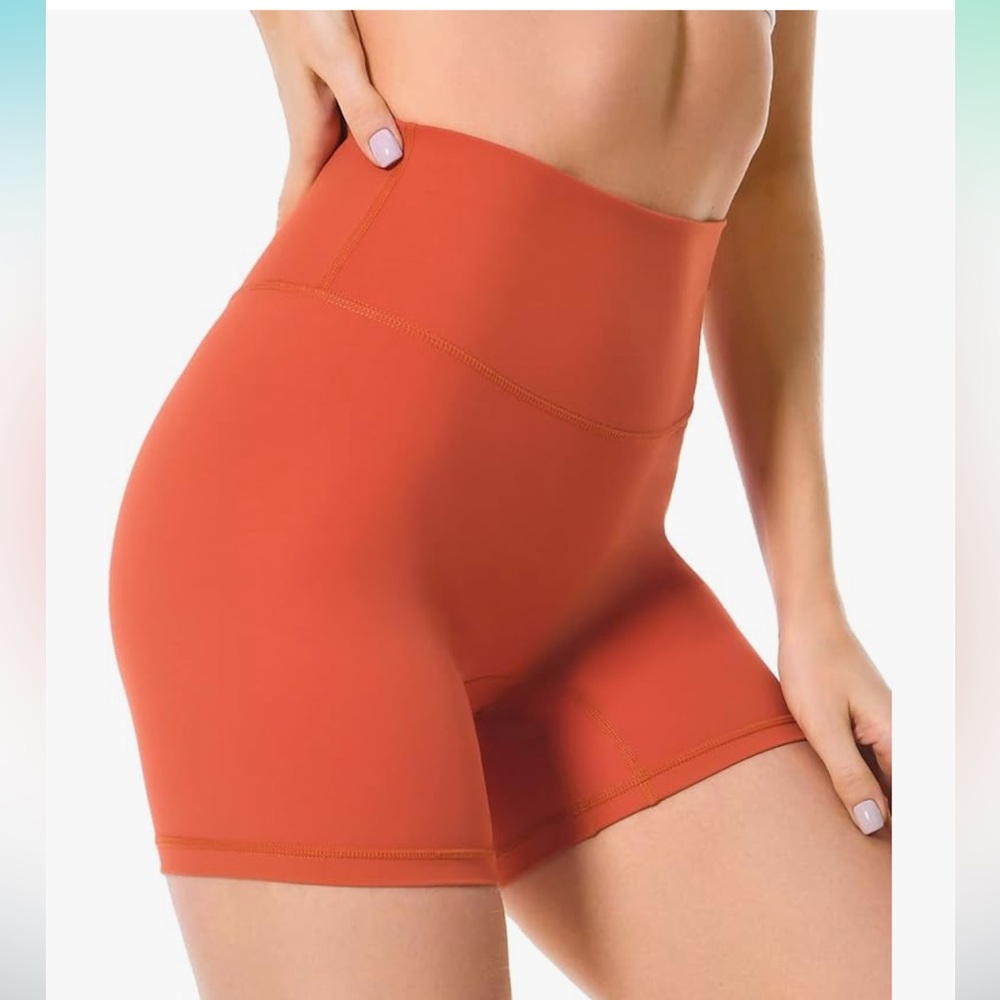 Yunoga High Waisted Athletic Shorts NWT